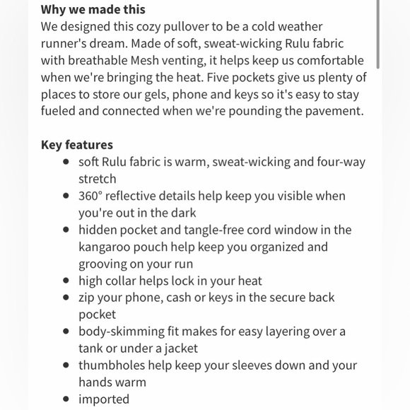 Lululemon Base Runner Parallel Stripe Half Zip - Picture 8 of 8